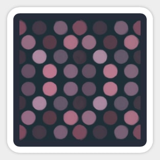 Abstract pattern with pastel circles Sticker